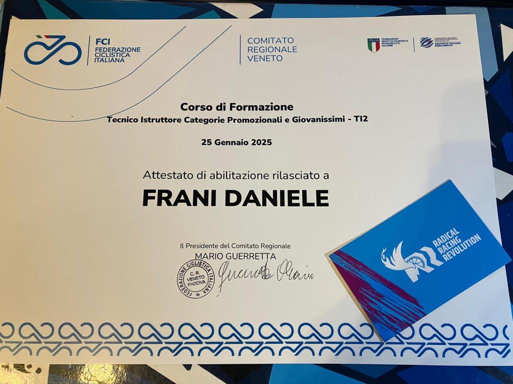 Un altro traguardo per il nostro Istruttore di&nbsp;MTB…